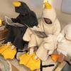 Yousheng Носимое одеяло-худи Гусь для взрослого и ребенка, Оверсайз Теплый Утенок Пижама, Мягкий Животный Уютный Спальный мешок с тапочками для ног