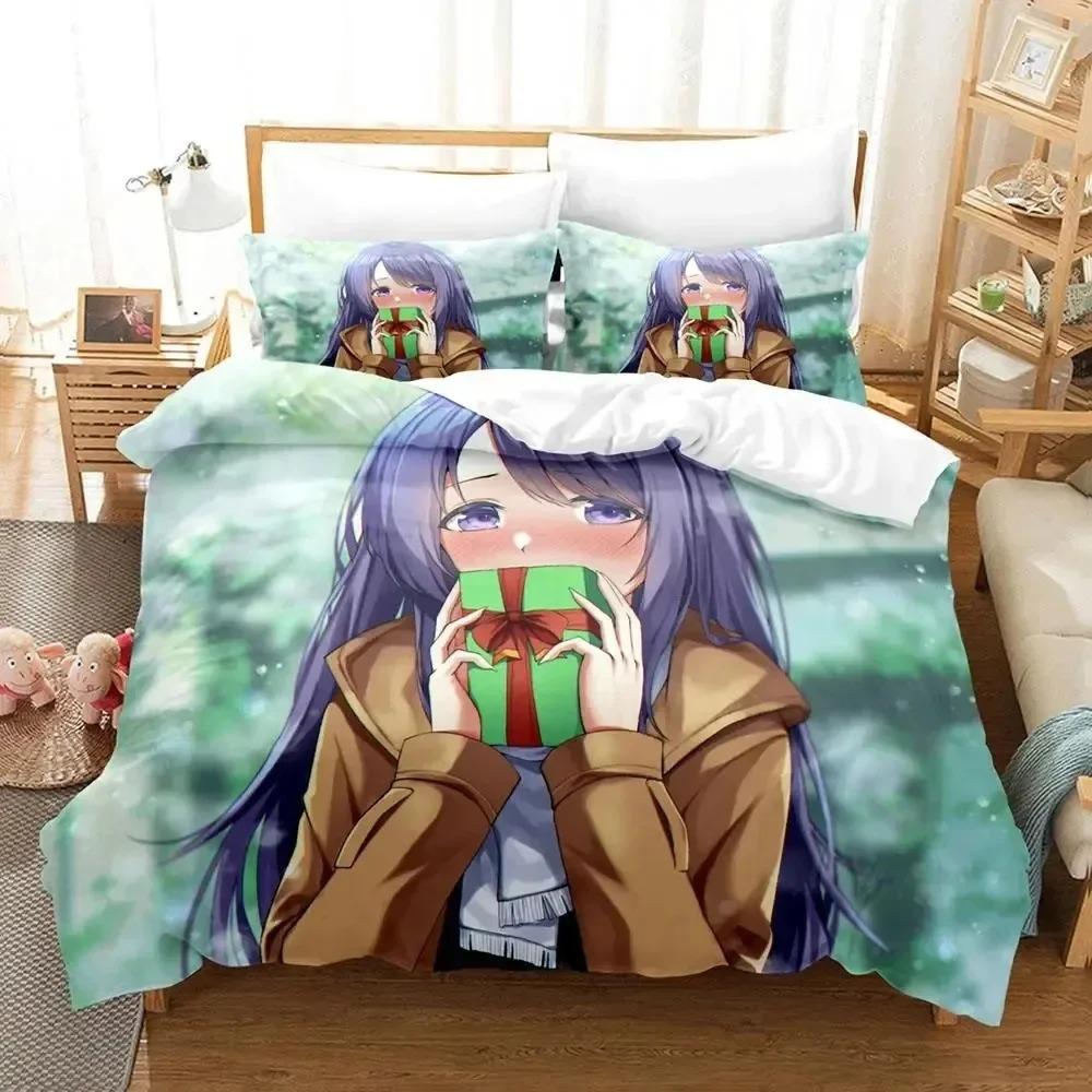 Аниме Кубо не даст мне быть невидимым Постельное белье Пододеяльник Постельный комплект Одеяло Чехол Наволочка Одеяло размера king-size Для мальчиков Взрослых