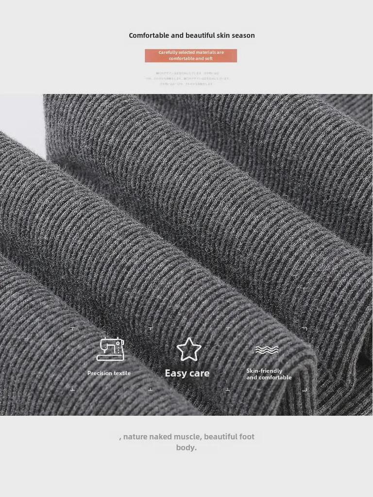 Весенне-осенние хлопковые полосатые леггинсы и зимние бархатные плотные колготки (150г/350г/220г)