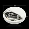 Round Shaped Carry Pouch Pocket Data Line Box Earphone Case Wire Cable Organizer Jewelry Protective