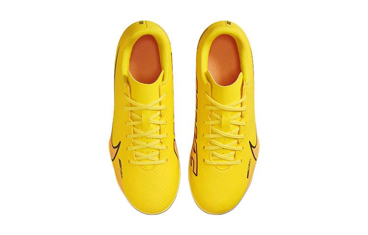 Nike Футбольные бутсы Mercurial Vapor 15 Club Низкие Желто-Розовые Детские DJ5958-780