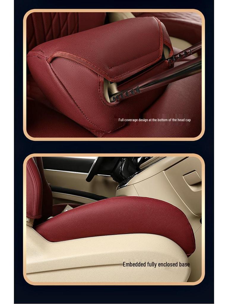 Buick Landzun GL8 Seven-Seat Leather Car Seat Cushion - All-Season Upholstery