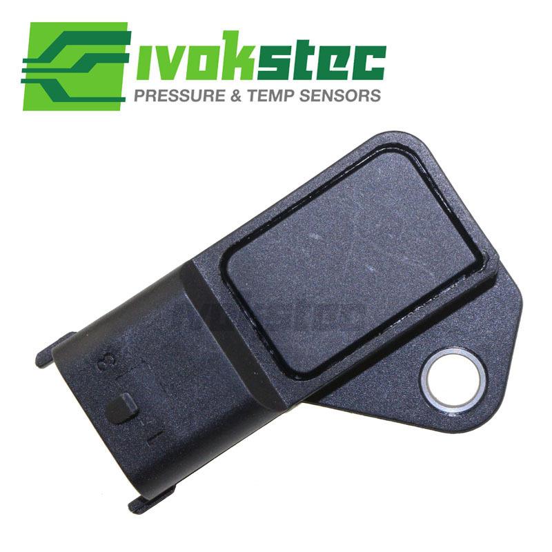 0281002487 MAP Intake Manifold Absolute Pressure Sensor For Opel Vauxhalll Astra G H Combo Corsa Meriva 1.7 CDT