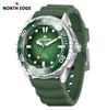 NORTH EDGE Новый TRITON Мужские Дайверские Часы на Солнечной Батарее Роскошные Кварцевые Часы Для Мужчин Корпус из Нержавеющей Стали 316L Водонепроницаемые 300M