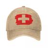 SwitzerlandCap Cowboy Hat New Hat Thermal Visor Hood Baseball Cap Golf Hat Women Men's