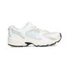 New Balance 530 Kids Wear Resistant Low Running Shoes White Green PZ530ZO