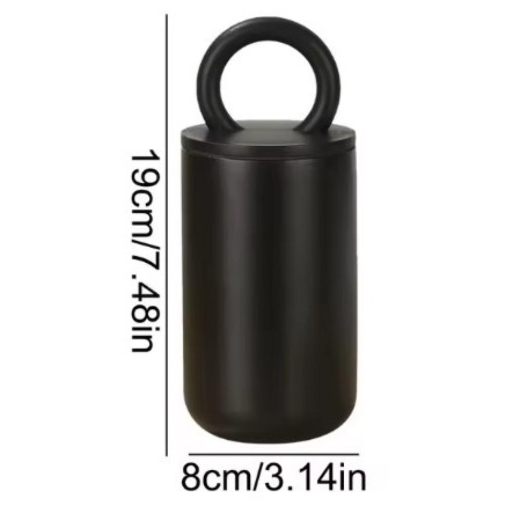 500 мл Термокружка с вакуумной изоляцией Простой стиль 304 Нержавеющая сталь Термос Кружка Ручная с кольцом для переноски Бутылка для питья Для улицы