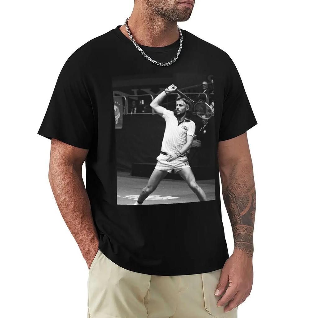 Borg The Ice Unisex Tennis Legend TShirt blanks oversized t shirt tees graphic shirts fruit of the loom Unisexs t shirts