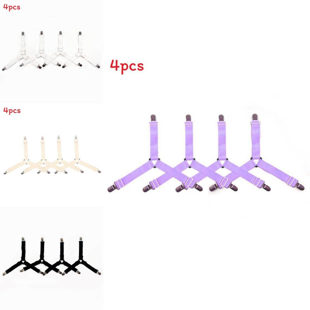 Регулируемый набор зажимов для простыней для нескользящей фиксации матраса и штор