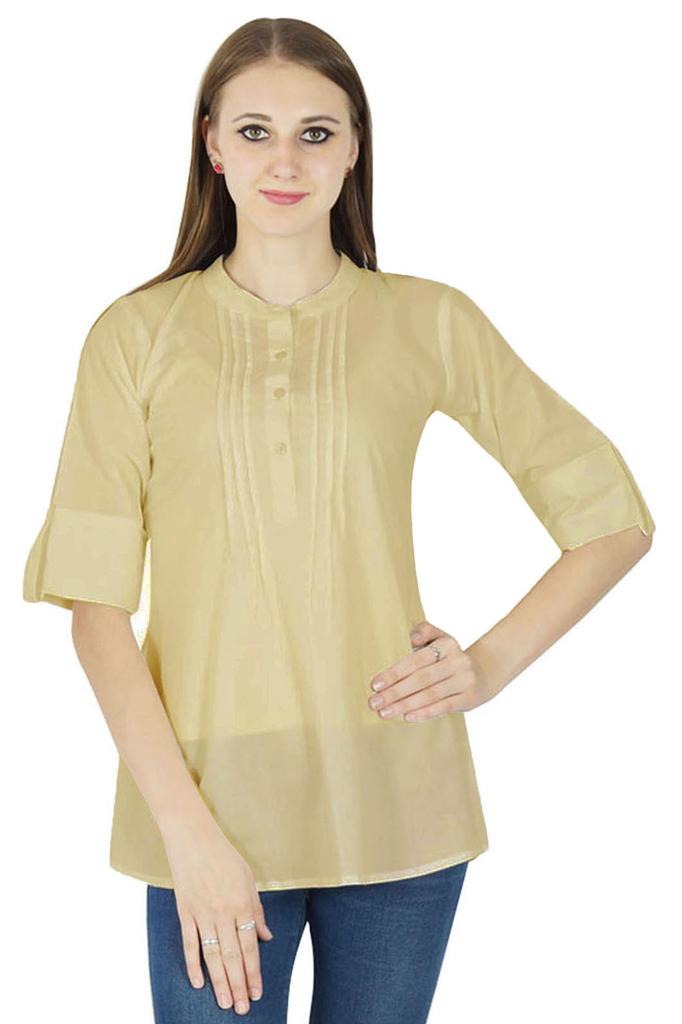 Boho Top Dress Solid Wear Casual Tunic Women Clothing Cotton Summer Sundress