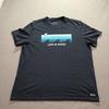 Life Is Good T Shirt Men's XL Graphic Print Sea Waves Crusher Navy Blue Tee