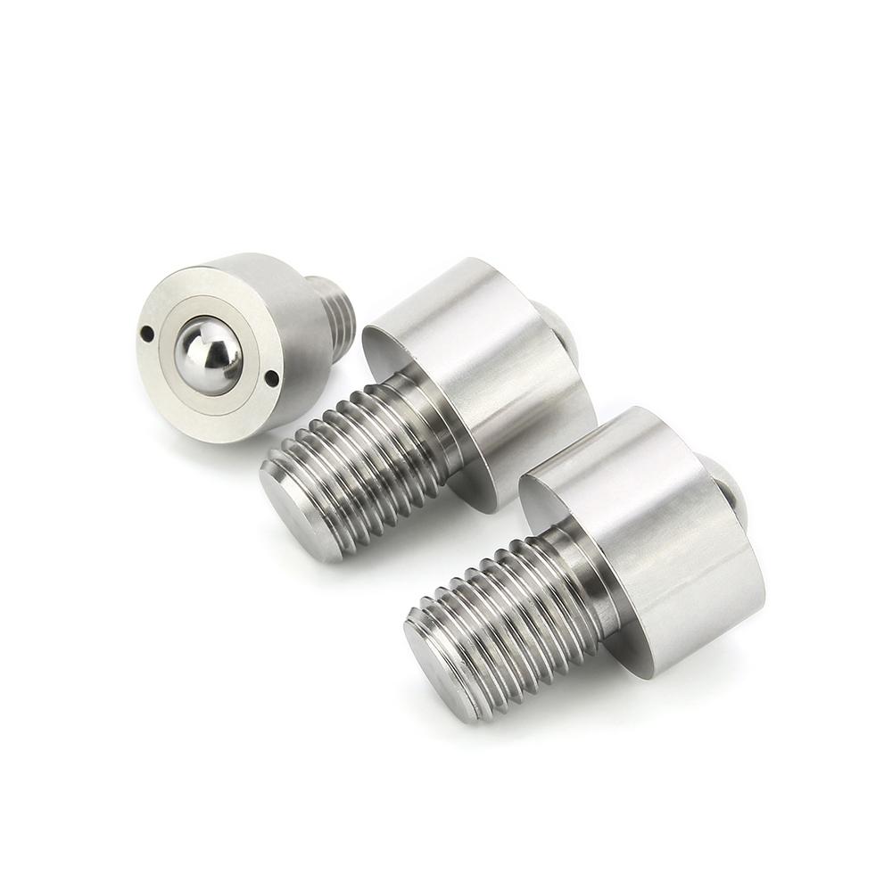 High Presision Thread M10/12/16/20 Ball Rollers Ball Stainless Steel Ball Transfer Unit Wheel Roller Plungers Ball