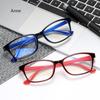 Square Nearsighted Glasses Sun Gray Prescription Eyeglasses 0 To -6.0  Blue Light Glasses Fashion Plastic Black Gray Frame