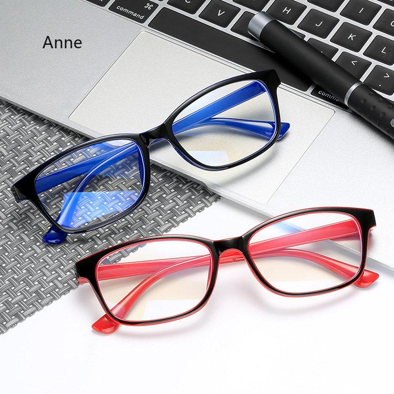 Square Nearsighted Glasses Sun Gray Prescription Eyeglasses 0 To -6.0  Blue Light Glasses Fashion Plastic Black Gray Frame