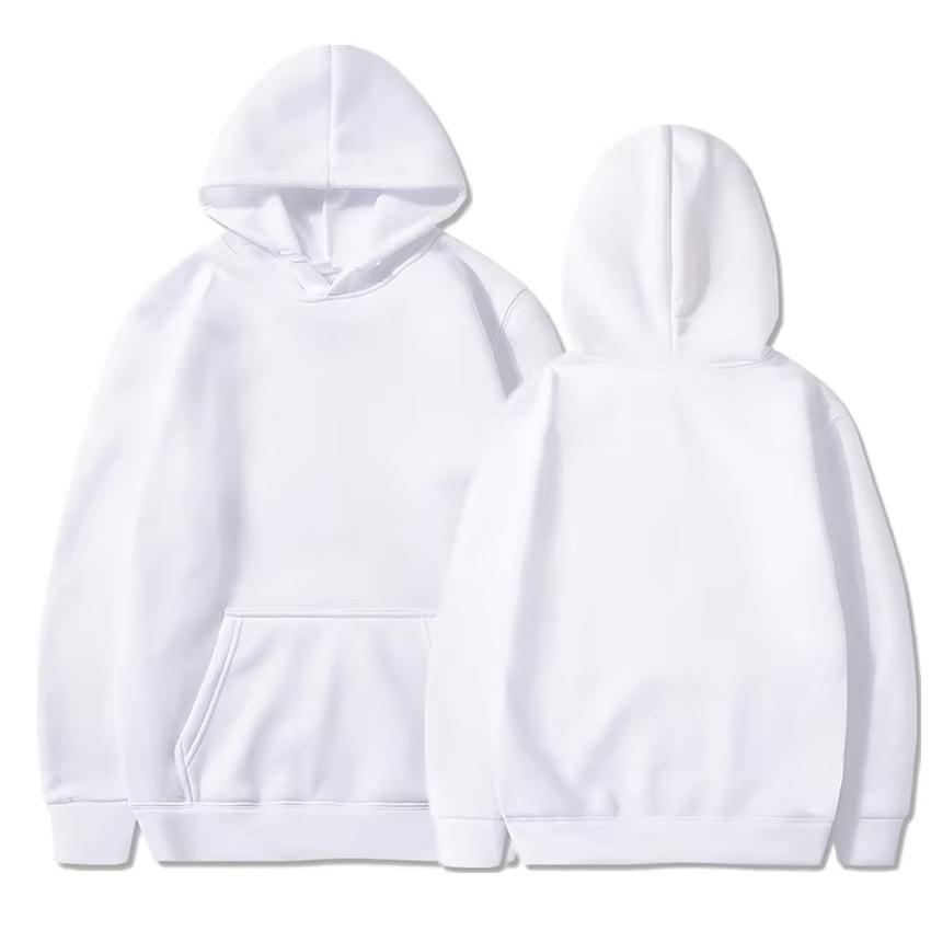 Plain Fleece Hoodie Unisex | Wholesale Bulk Pullover Casual Streetwear Sweatshirt