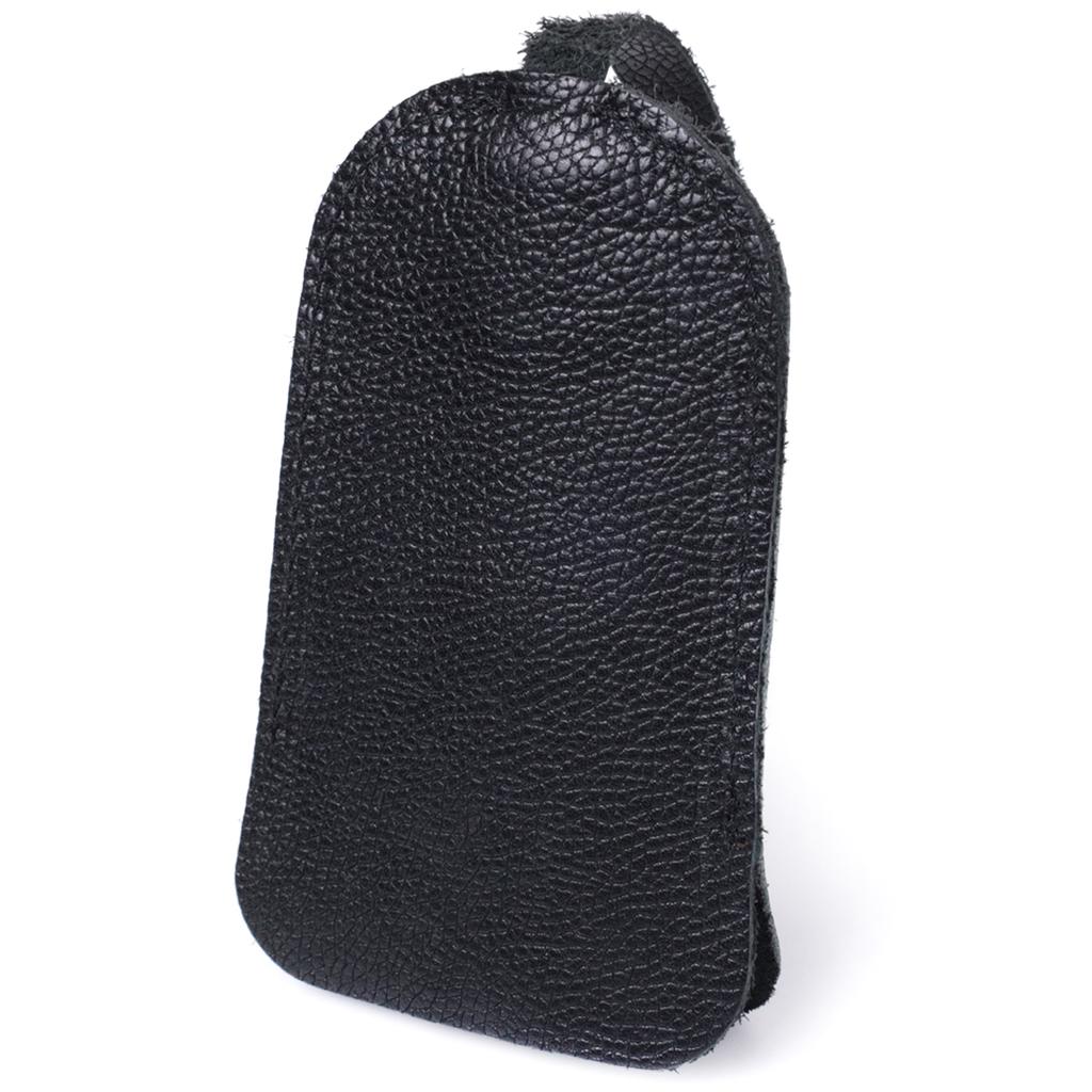 Spacious Key Holder SHVIGEL Key Wallet 15313 Made of Genuine Leather Black