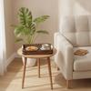 Rattan Serving Tray Ergonomic Serving Tray with Handles Tabletop Organizer Decorative Multi-Purpose for Hosts, Tea Time