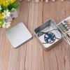 9x9cm Small Metal Tin Silver Storage Box for Case Organizer For Money Coin Candy