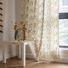 Korean Style Floral Curtains for Girl's Room - Fresh Bay Window Decor