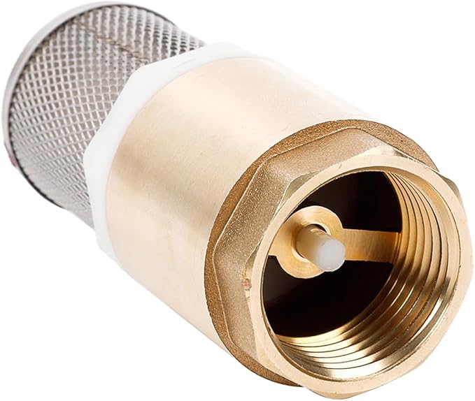 Медный кран Обратный клапан Вход самовсасывающего насоса с фильтром Защита от обратного потока Пружинные односторонние клапаны Вставка Шланг