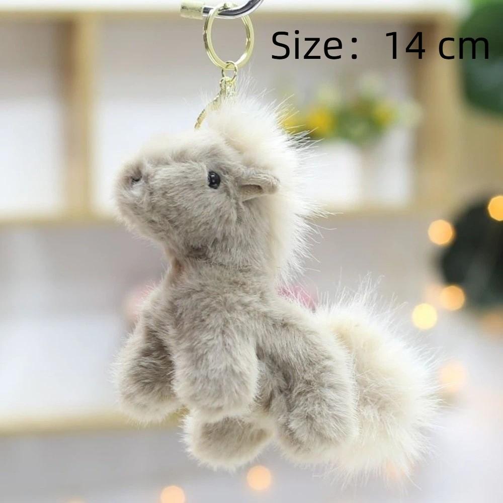 Stuffed Animals Backpack Charm PP Cotton Doll Toy Key Chain New Plush Doll Keychain  Birthday Gifts