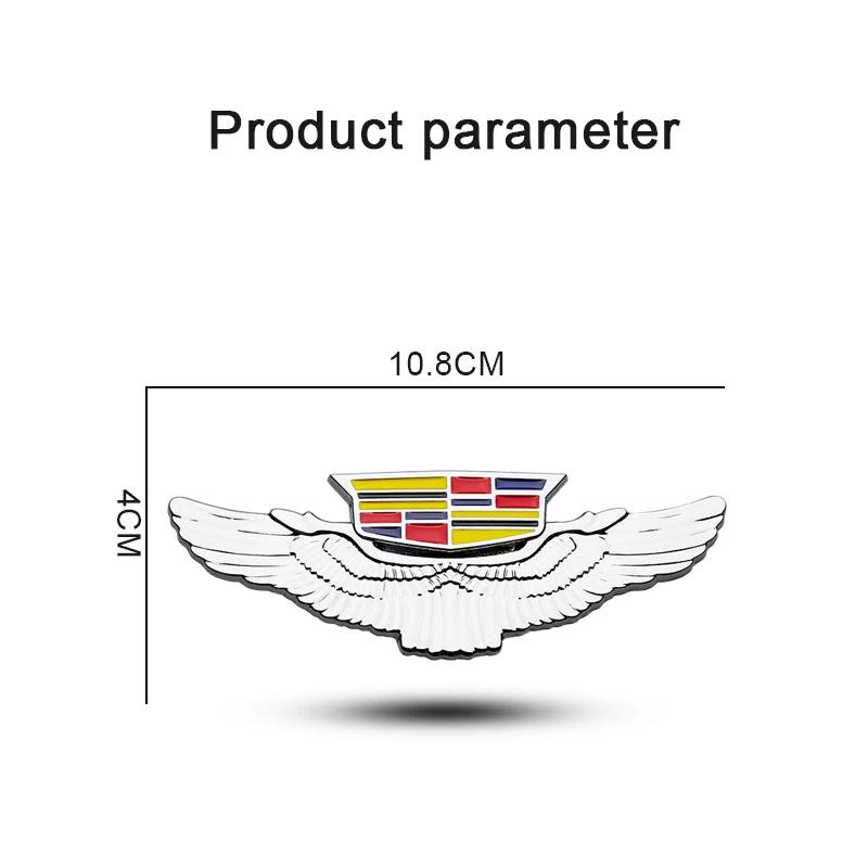 Car Fender Side Metal Sticker Rear Trunk Emblem Decals for Cadillac ATS BLS CT4 CT5 CTS SLS SRX XT6 XTS Escalade Deville DTS