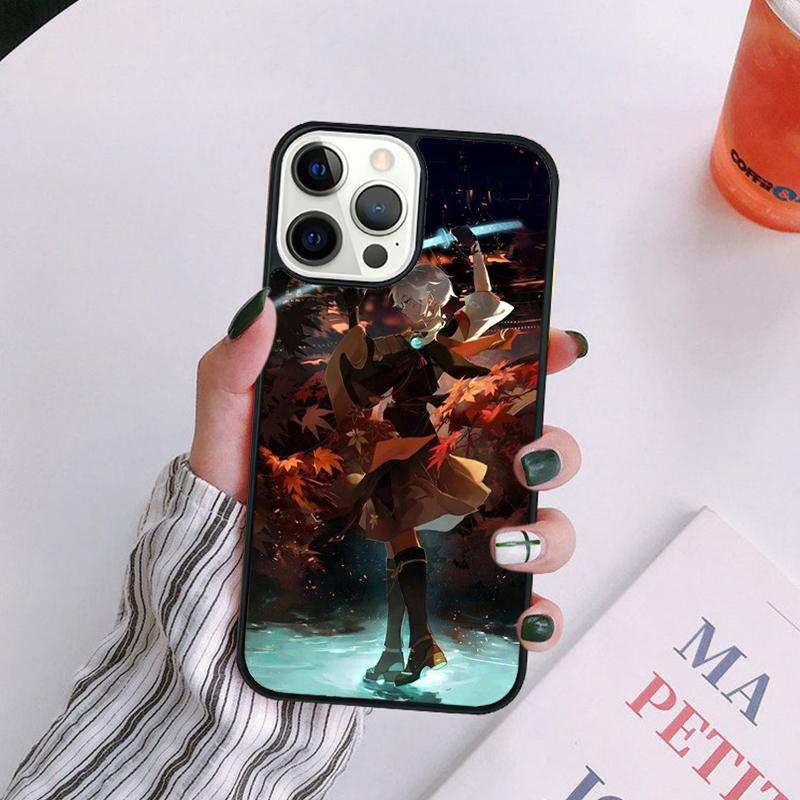 Kazuha Genshin Impact Game Phone Case For iPhone 17 Air 14 13 12 16Pro Max 15  Plus Cover Shell Max coque