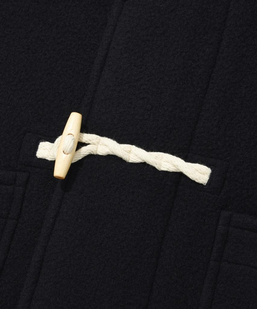 Covernat Wool Duffle Coat Navy