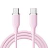 Factory 5A PD Fast Charging Liquid Silicone Type-C PVC Jacket USB Cable 1/2/3M Mobile Phone Flex iPhone for for