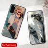 Чехол из закаленного стекла My Hero Academia Bakugou Katsuki для Samsung A50 A60 A70 A21 A31 A51 A71 A81 A91 4G 5G A50S A70S M40 M80S