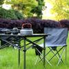 Боковой столик для кемпинга, маленький складной стол с сумкой для хранения, портативный складной алюминиевый боковой столик для пикника и палатки для улицы