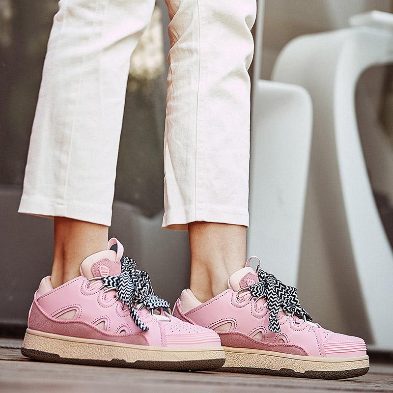 36-45 Unisex Outdoor Large Size Microfiber Casual Sports Sneakers