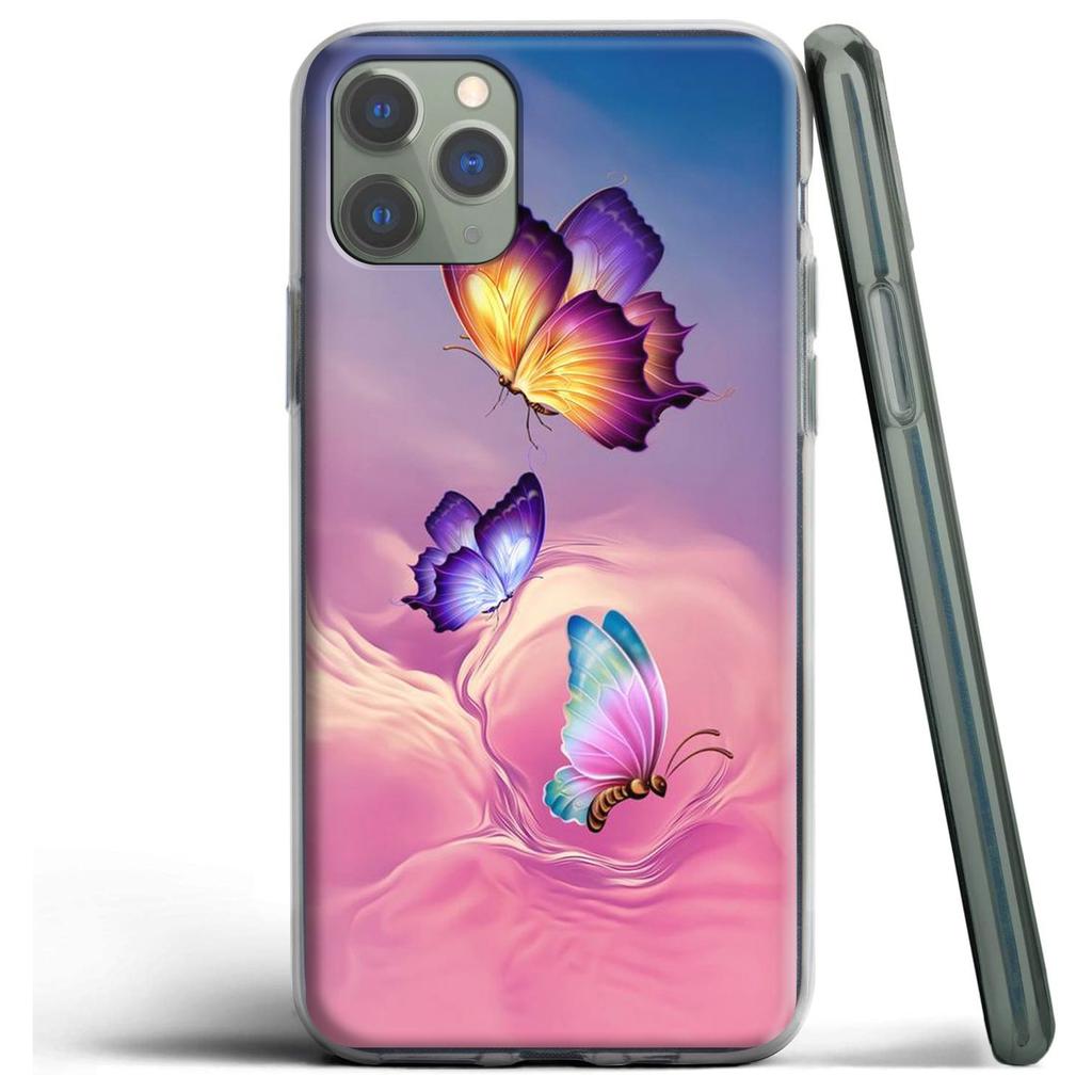 Силиконовый чехол с фантастической эстетикой бабочки для Apple iPhone 12 Mini 11 Pro SE XS X XR Max 8 7 6S 6 Plus 5S