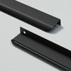 Aluminum Zinc Zinc Alloy Hidden Handles Morandi Color Embedded Wardrobe Handles  Wardrobe Door