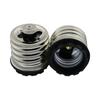 Black Light Bulb Socket Adapter Iron Converter Durable Screw Light Holder  LED Bulb Lamp Light