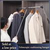 Pull Down Lifting Clothes Rod Retractable Damping Hanger Rail Dual Soft Close System For Wardrobe Walk-in Closet
