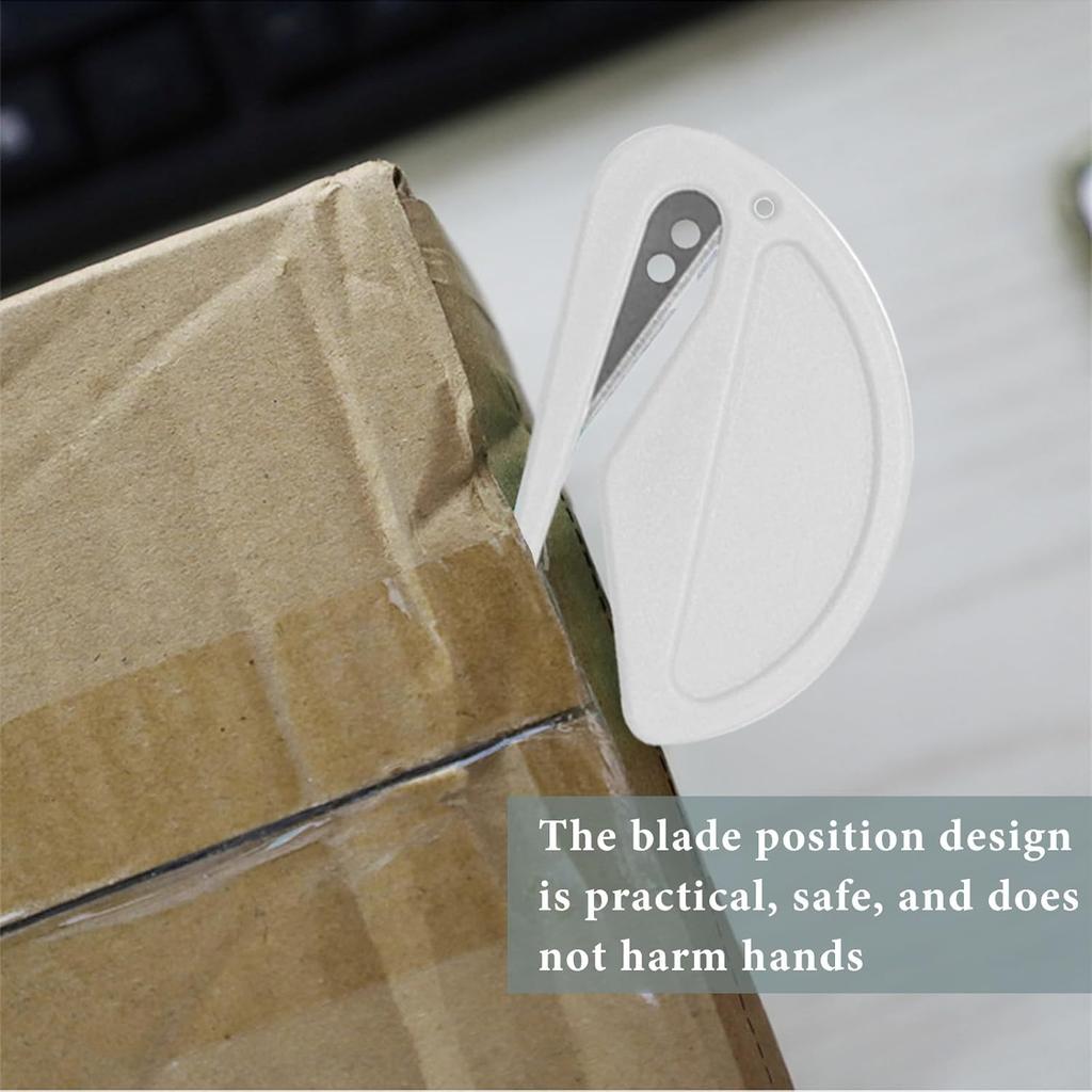 20 Pieces Letter Opener Envelope Slitter,Razor Blade Plastic Openers, Ideal for Office Home Supplies