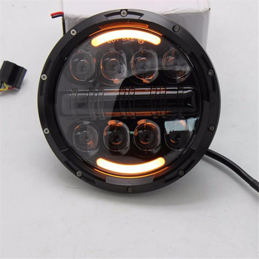 ПРОСТАЯ УСТАНОВКА PLUG AND PLAY - Эта 7-дюймовая фара прямого подключения с 3-контактным разъемом на фаре(H4). Поставляется с адаптером H4/H13.