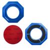 2-in-1 Bowling Ball Holder Non-Slip Reusable Bowling Ball Siding Pad Holder Hexagon with Sandpaper Bowling Ball Base