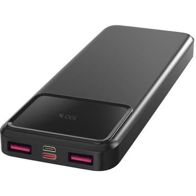 Внешний аккумулятор 10000 мАч USB USB-C micro-USB Быстрая зарядка светодиодный экран Phonillico®
