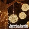 Solar Christmas Ball Lights For Tree Outdoor, Globes Lights,String Lights Outside For Window Garden Yard Porch Wedding Party Decorations