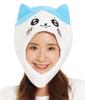 SAZAC Fleece Kigurumi One Size Fits Most Cap, Chiikawa, Adult, (Hachiware)