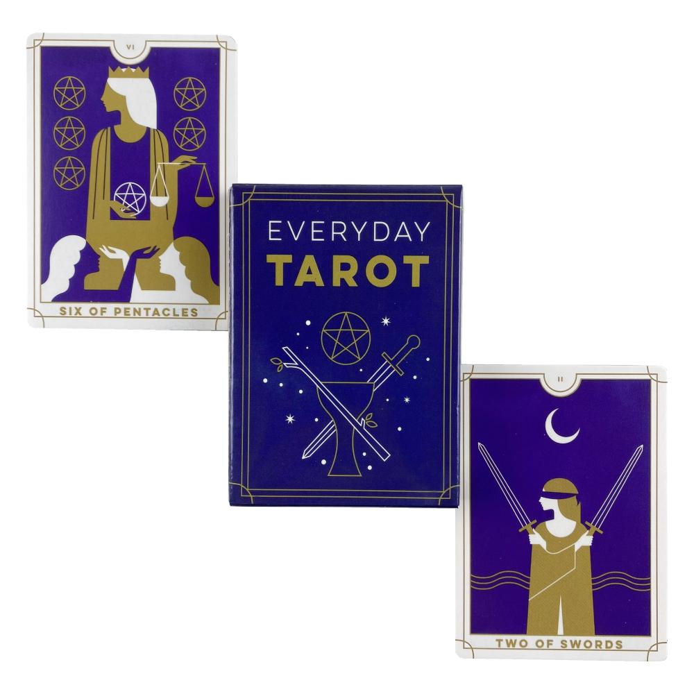 Карты Таро Everyday Rider Колода Оракула из 78 карт Английское издание Visions Гадательная колода Настольные игры