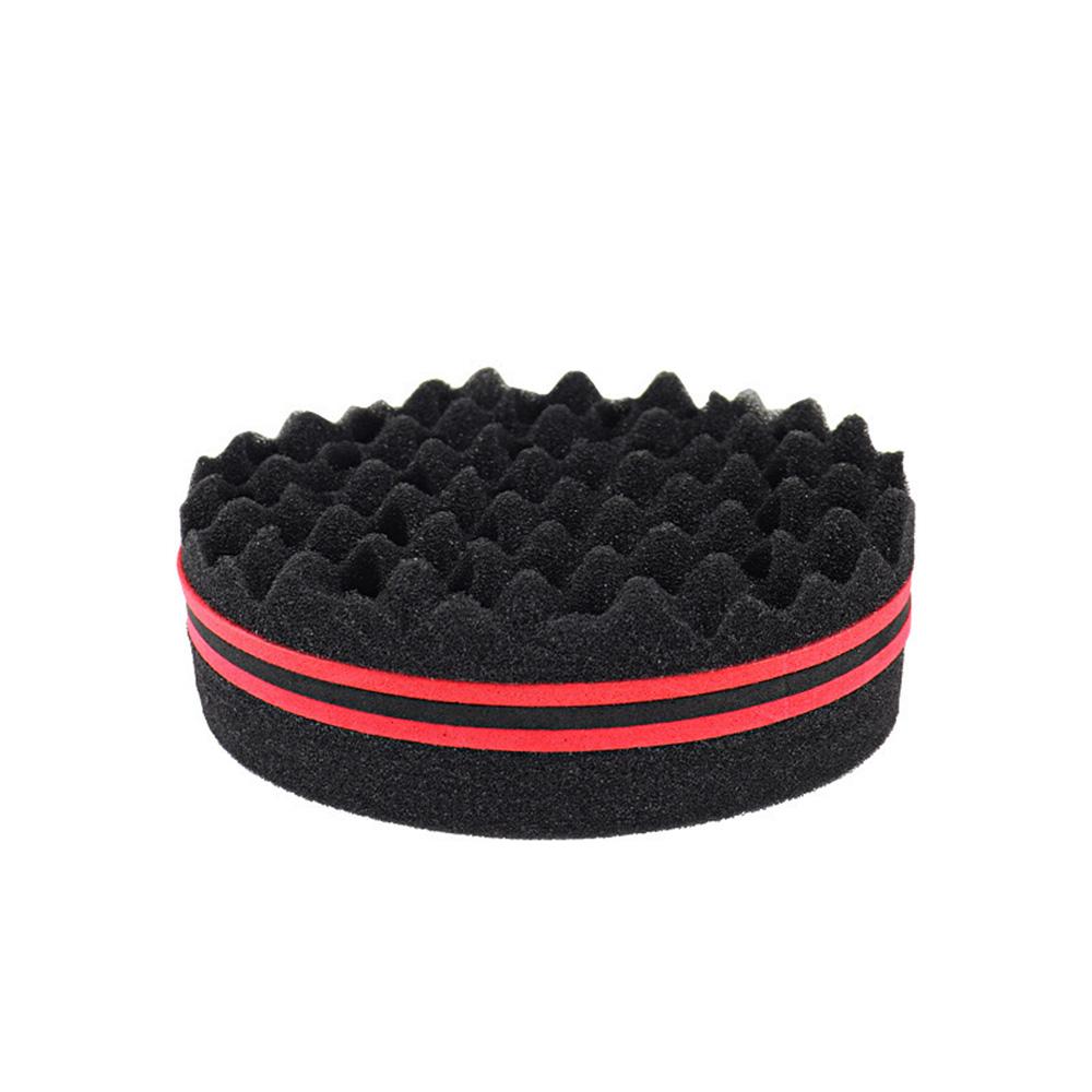 Hair Brush Sponge Barber Oval Double Side Magic Twist Hair Brush Breathable Perm Styling Brush Salon Curl Brush for Hair Styling
