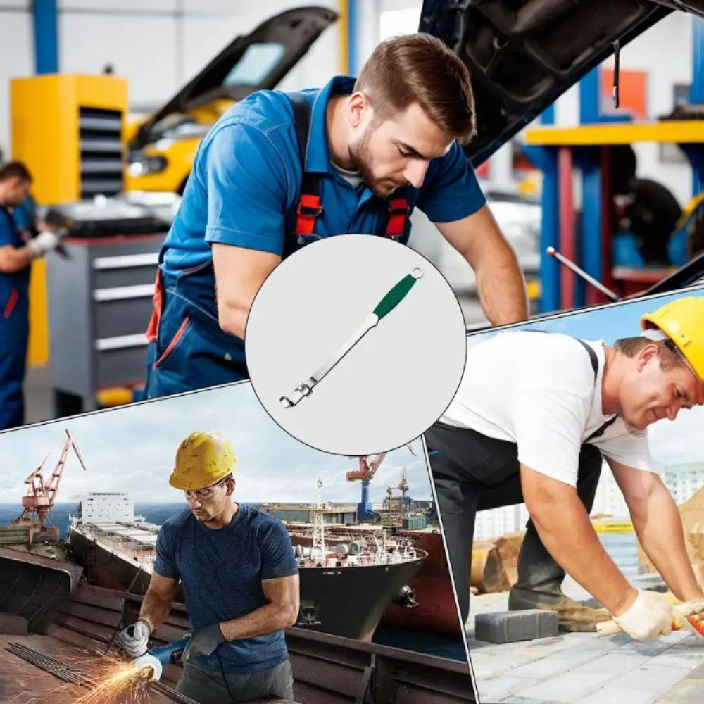 Extra Leverage Spanner Extension Tool Carbon Steel Heavy Duty Spanner Extender Tight Space