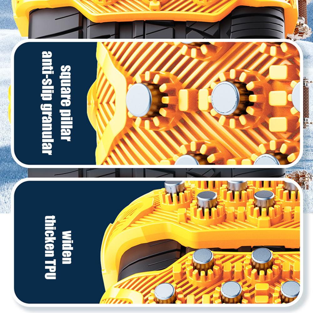 Нескользящая цепь для автомобильных шин TPU Материал, необходимый для безопасного вождения - новая универсальная одинарная противоскользящая цепь