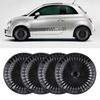 4 Pcs 17in Hub  Stylish Look Wear Proof ABS   Fit   R17 Wheel   Cover for Most Cars Truck SUV
