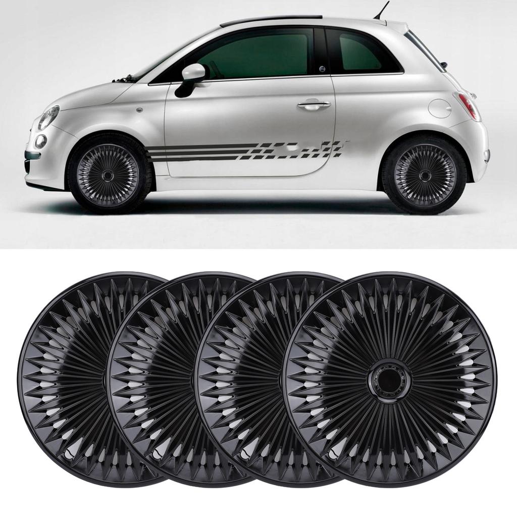 4 Pcs 17in Hub  Stylish Look Wear Proof ABS   Fit   R17 Wheel   Cover for Most Cars Truck SUV