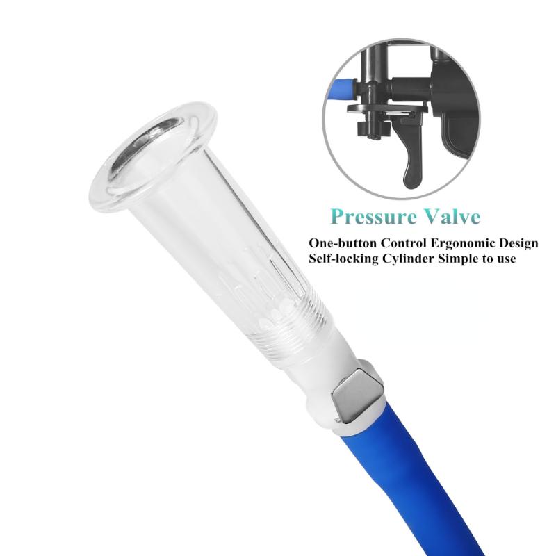 Женский ручной клиторальный насос, вакуумный насос, набор для сосания, акриловый цилиндр, соска, влагалище, присоска, принадлежности для эротического секса для взрослых