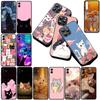 Soft Cover for Samsung Galaxy S20 S22 S21 FE Ultra Plus A07 A17 A15 A16 A25 A57 A37 Casing Phone Case Comics Cat Meow Lovely